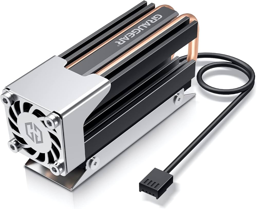 Professional SSD Heat Sink with Copper Heat Pipes
