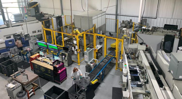 Advanced CNC Manufacturing Floor