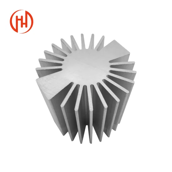 CNC machined LED heat sink