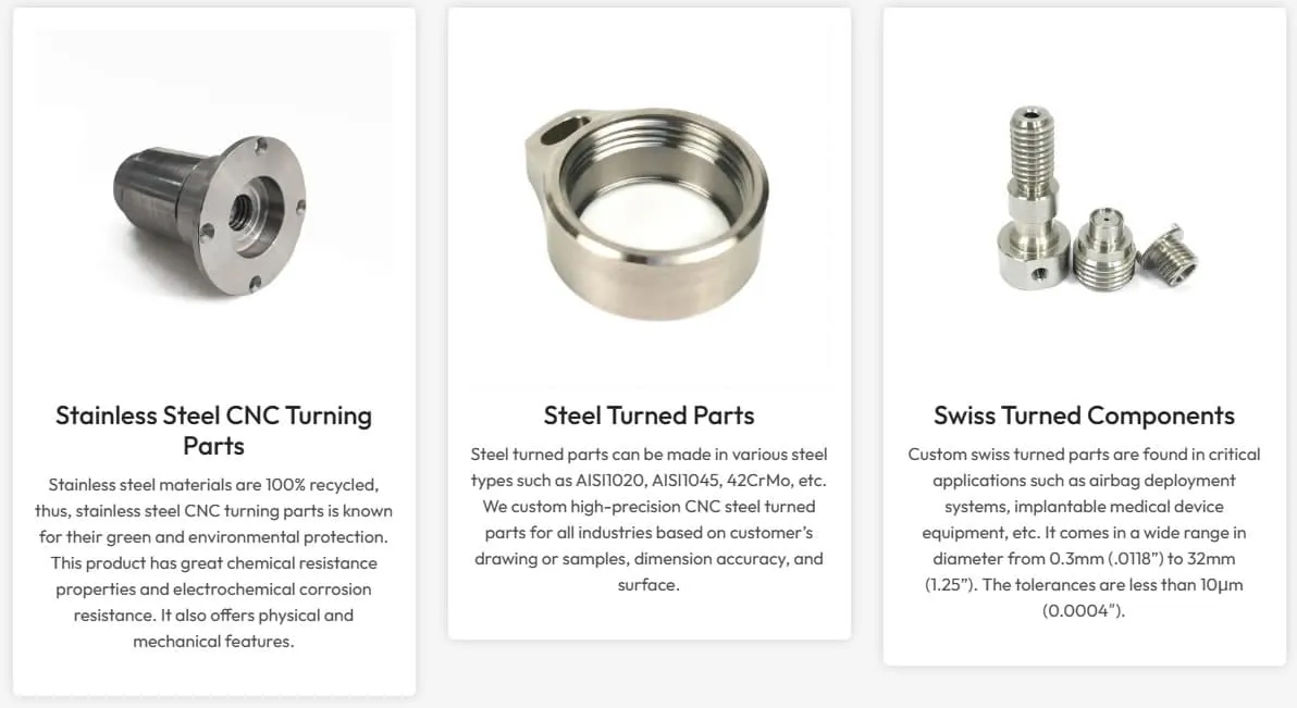 CNC Turning Electronics Parts