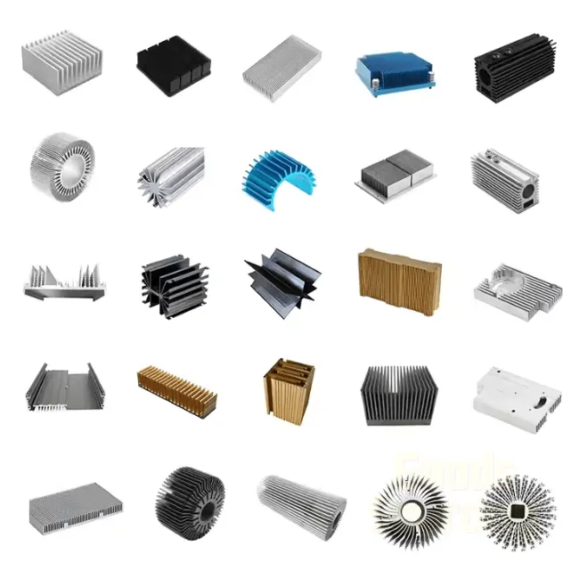 Custom Design Aluminum Heat Sink Profiles