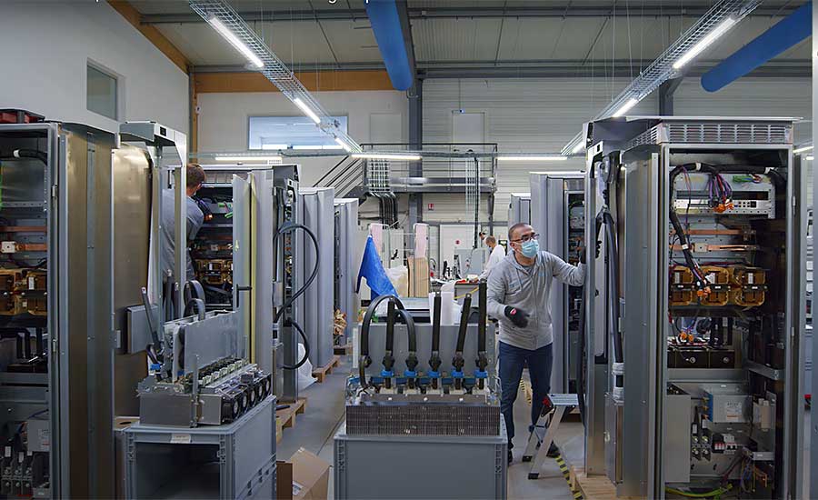 EV Charging Station Assembly