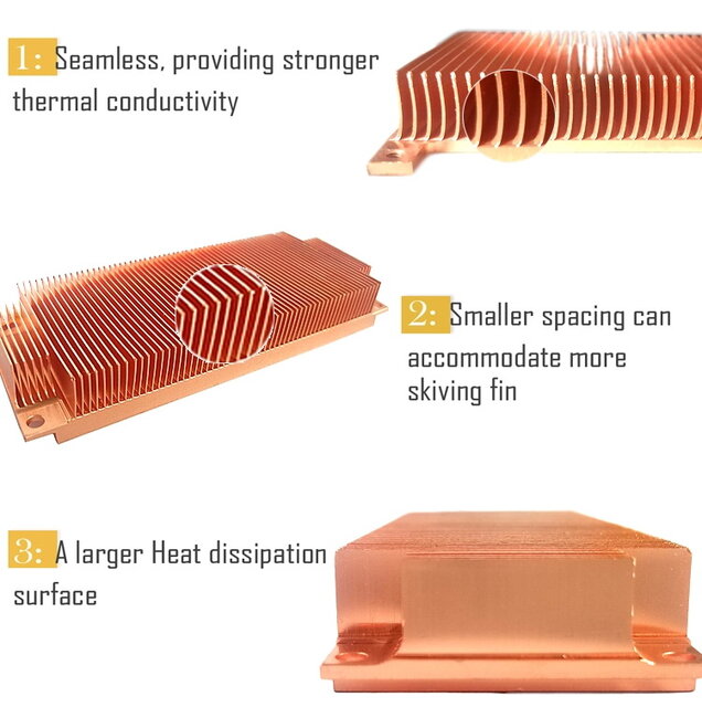 Skived Heat Sink Advantages Comparison